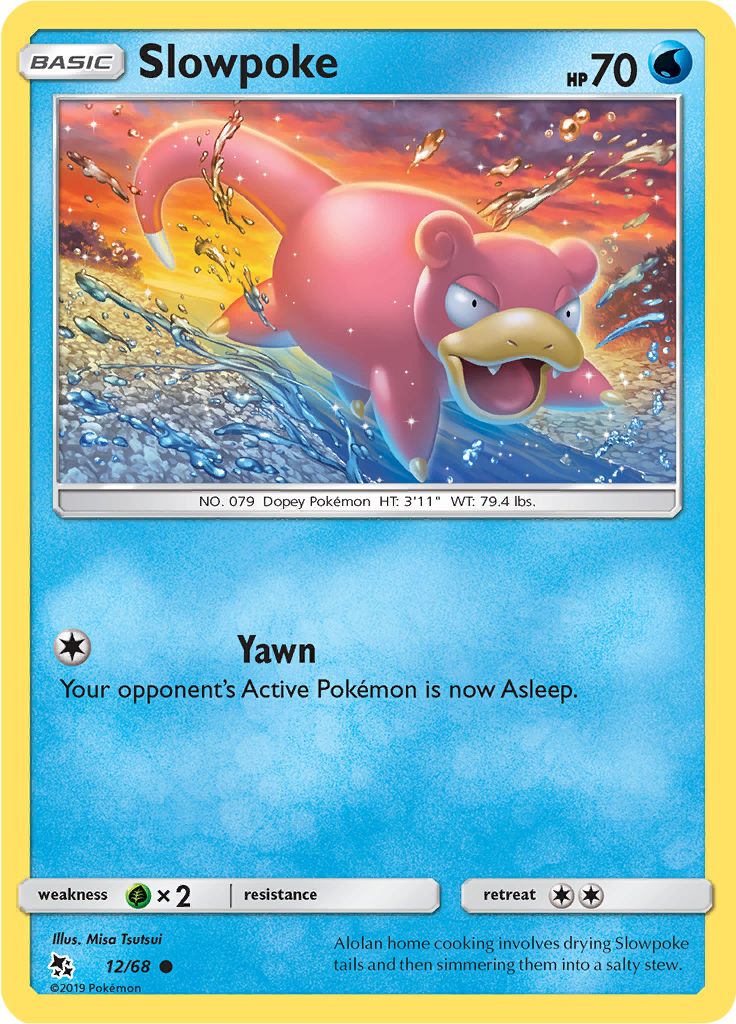 Slowpoke 12/68 - Sun & Moon - Hidden Fates - Card Haven