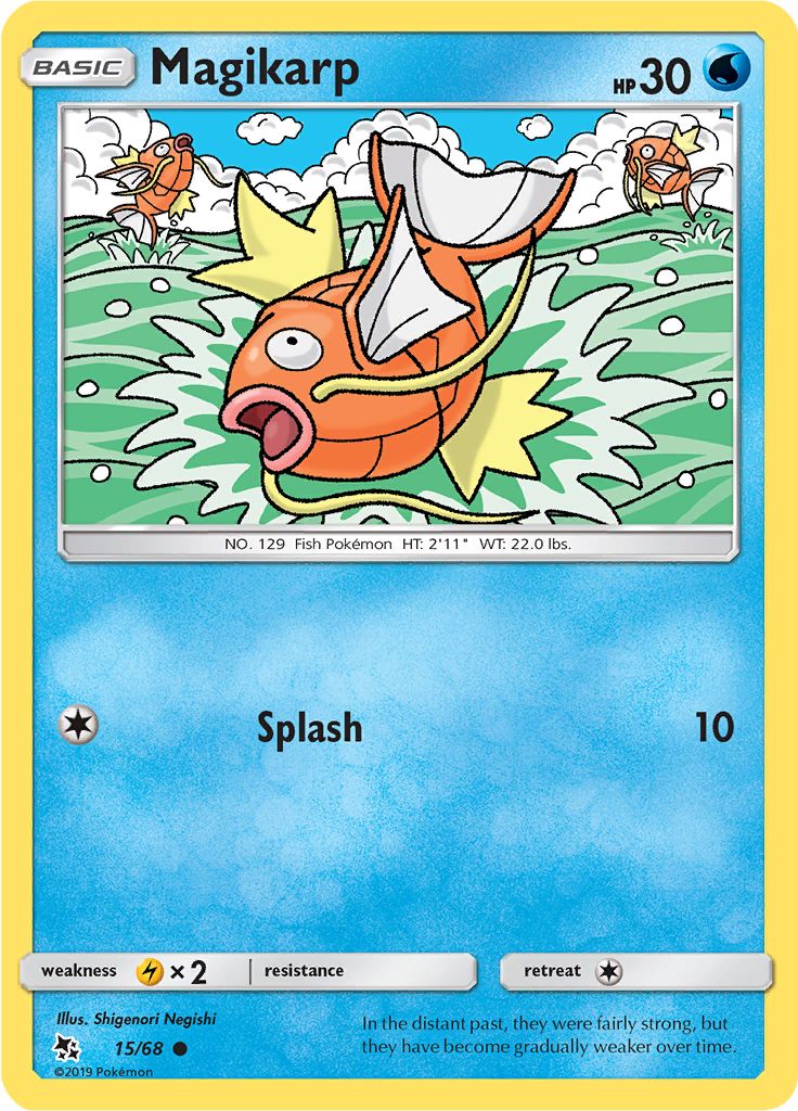 Magikarp 15/68 - Sun & Moon - Hidden Fates - Card Haven