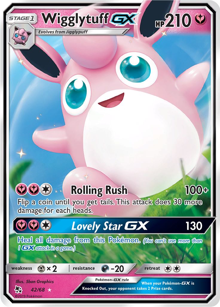 Wigglytuff GX 42/68 - Sun & Moon - Hidden Fates - Card Haven