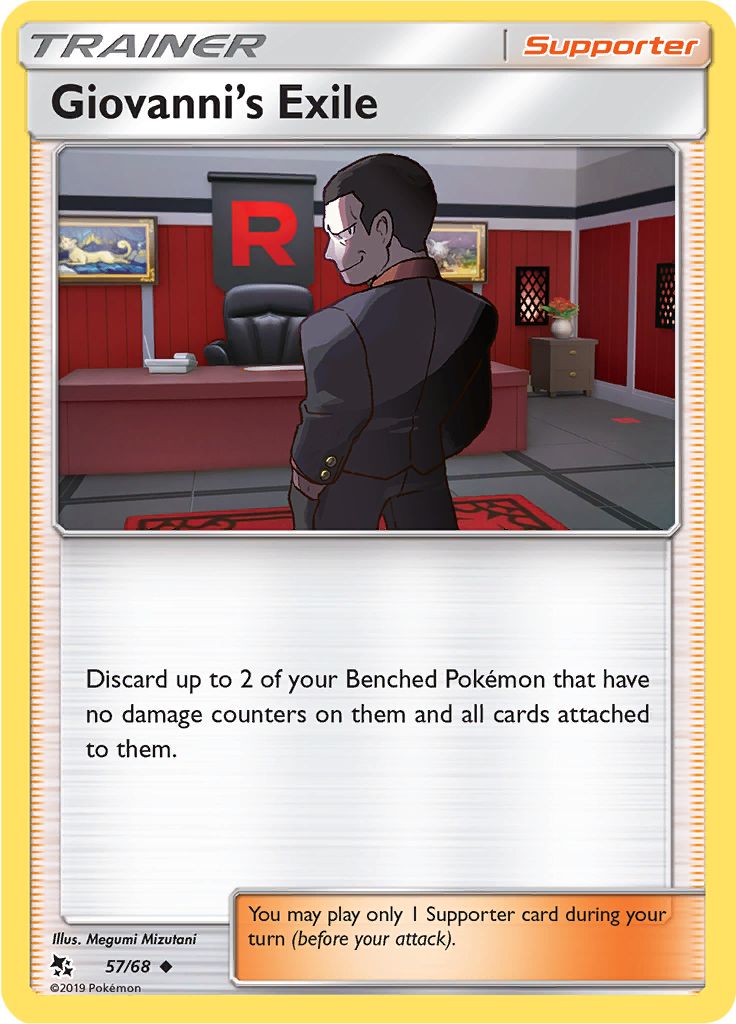 Giovanni's Exile 57/68 - Sun & Moon - Hidden Fates - Card Haven