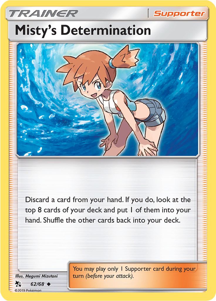 Misty's Determination 62/68 - Sun & Moon - Hidden Fates - Card Haven