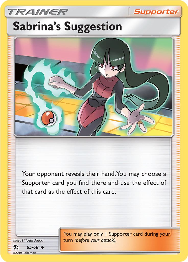 Sabrina's Suggestion 65/68 - Sun & Moon - Hidden Fates - Card Haven