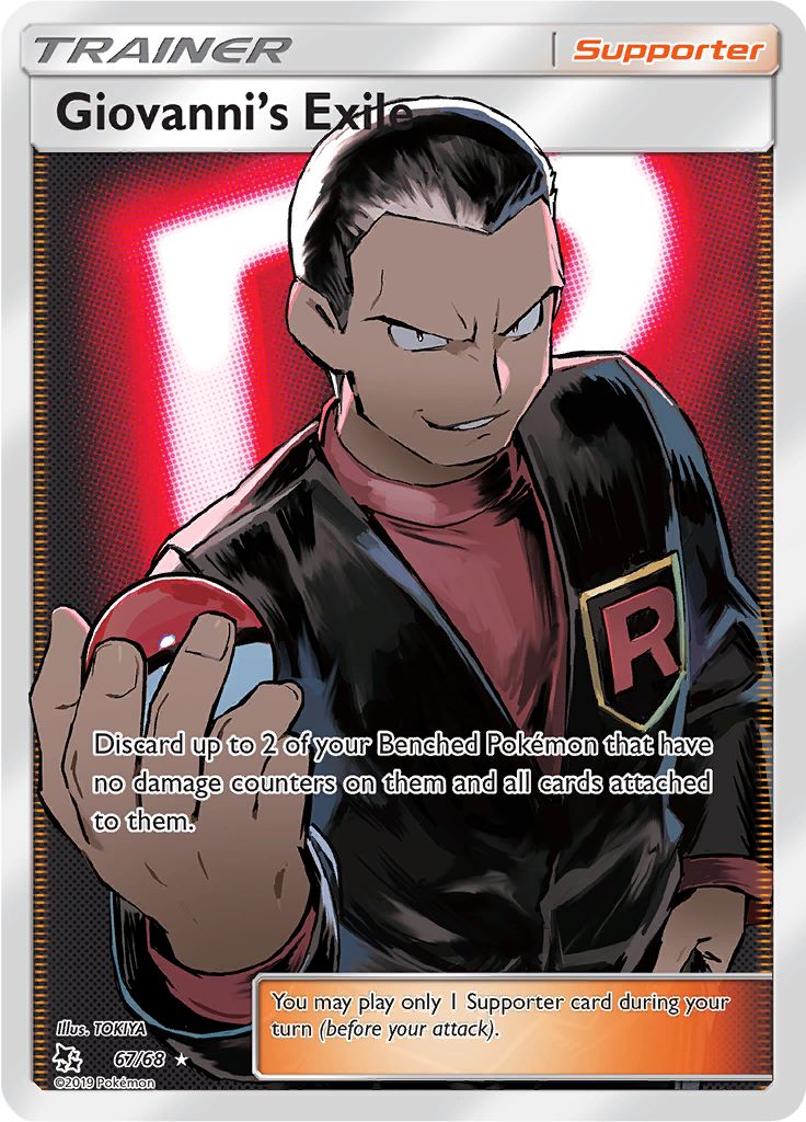 Giovanni's Exile 67/68 - Sun & Moon - Hidden Fates - Card Haven