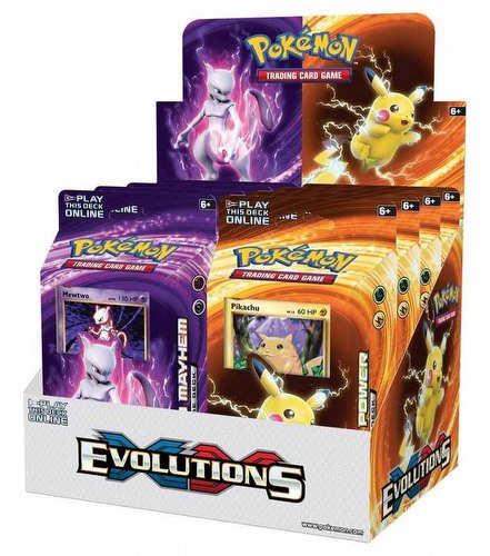 pokemon mewtwo & pikachu xy evolutions tcg card game decks XY - Evolutions - Mewtwo & Pikachu