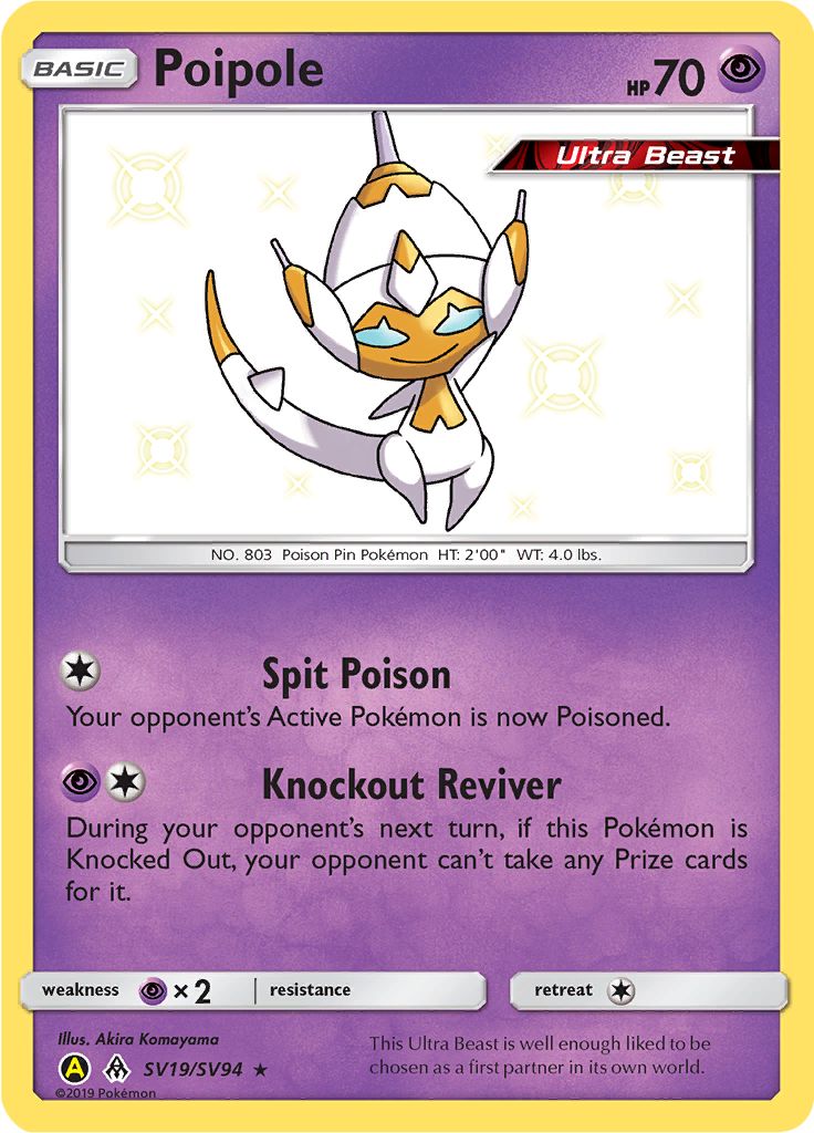 Poipole SV19/SV94 - Sun & Moon - Hidden Fates - Card Haven