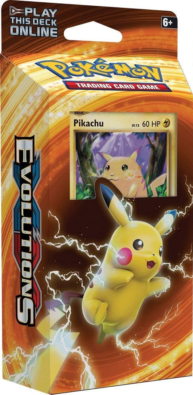 pokemon mewtwo and pikachu xy evolutions tcg card game decks XY - Evolutions - Mewtwo & Pikachu