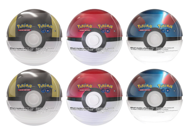 Pokemon GO - Poké Ball Tin - (6 balls)